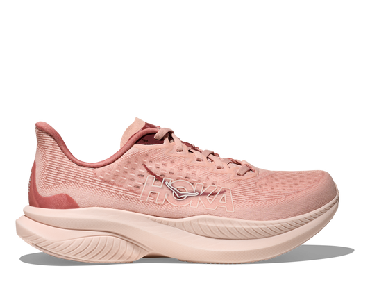 HOKA Women's Mach 6 - ROSE LATTE / BLUSH