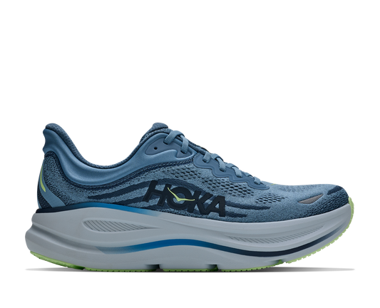 HOKA Men's Bondi 9 - DOWNPOUR / THUNDER CLOUD (Extra Wide)