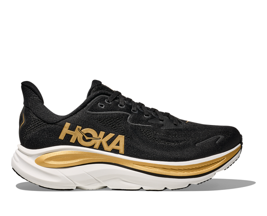 HOKA Men's Clifton 10 - BLACK / GOLD