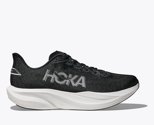 HOKA Women's Mach 7 - BLACK / WHITE