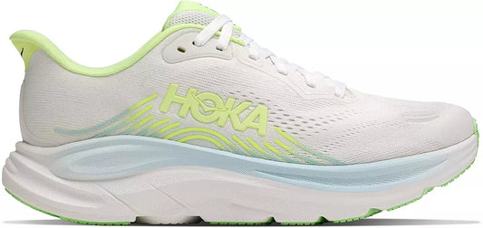 HOKA Women's CLIFTON 11 WIDE - FROST / NEON YUZU