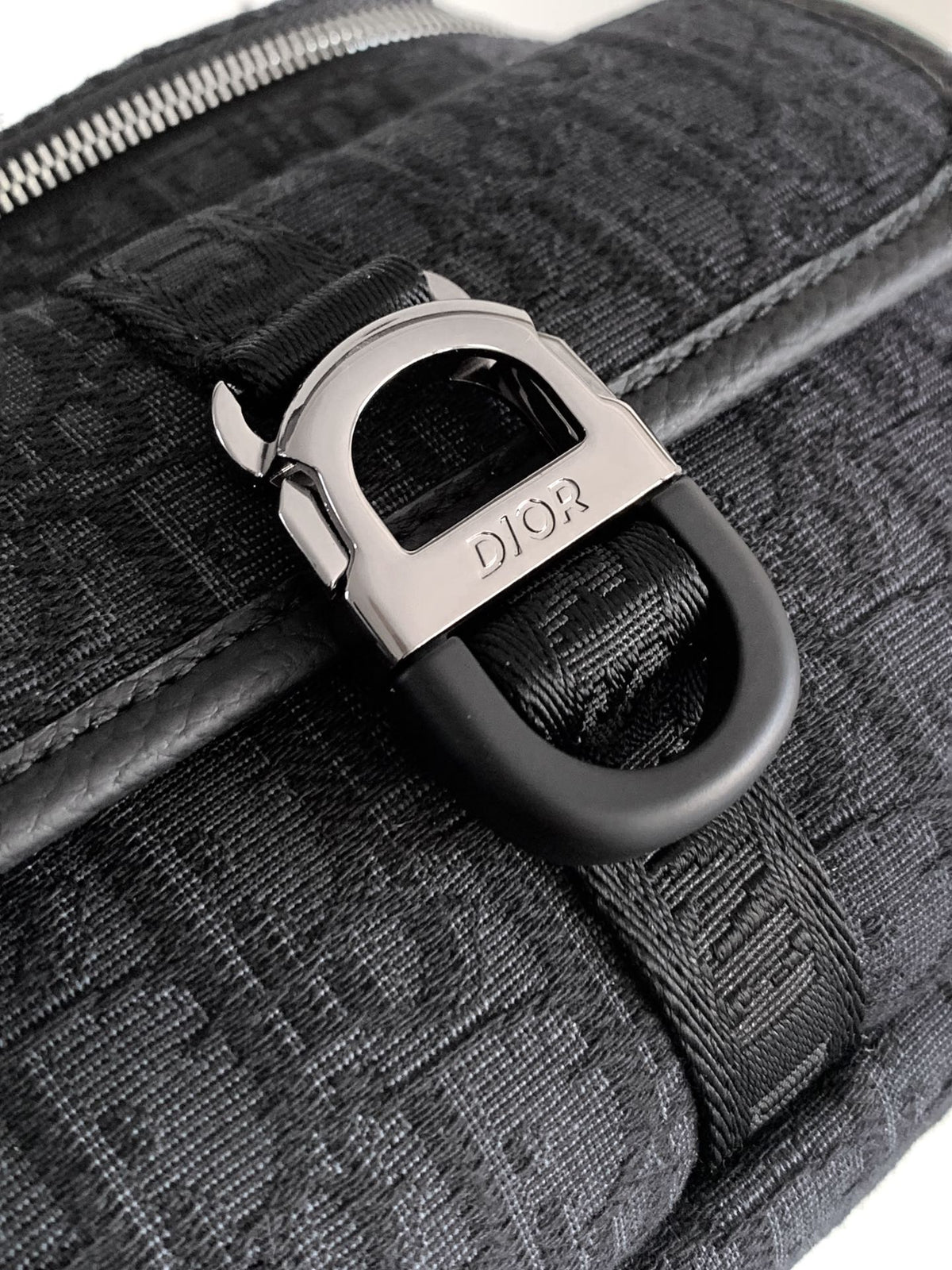 Dior 8 Waist Bag Black Frabic 336248